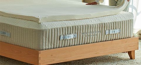 Latex mattress topper.