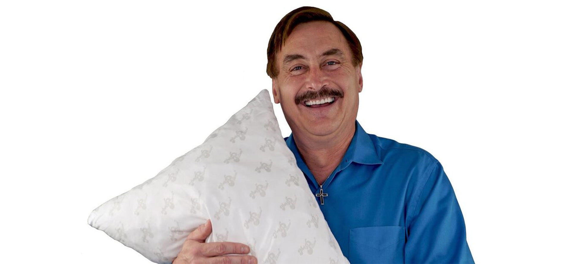Man with My pillow.