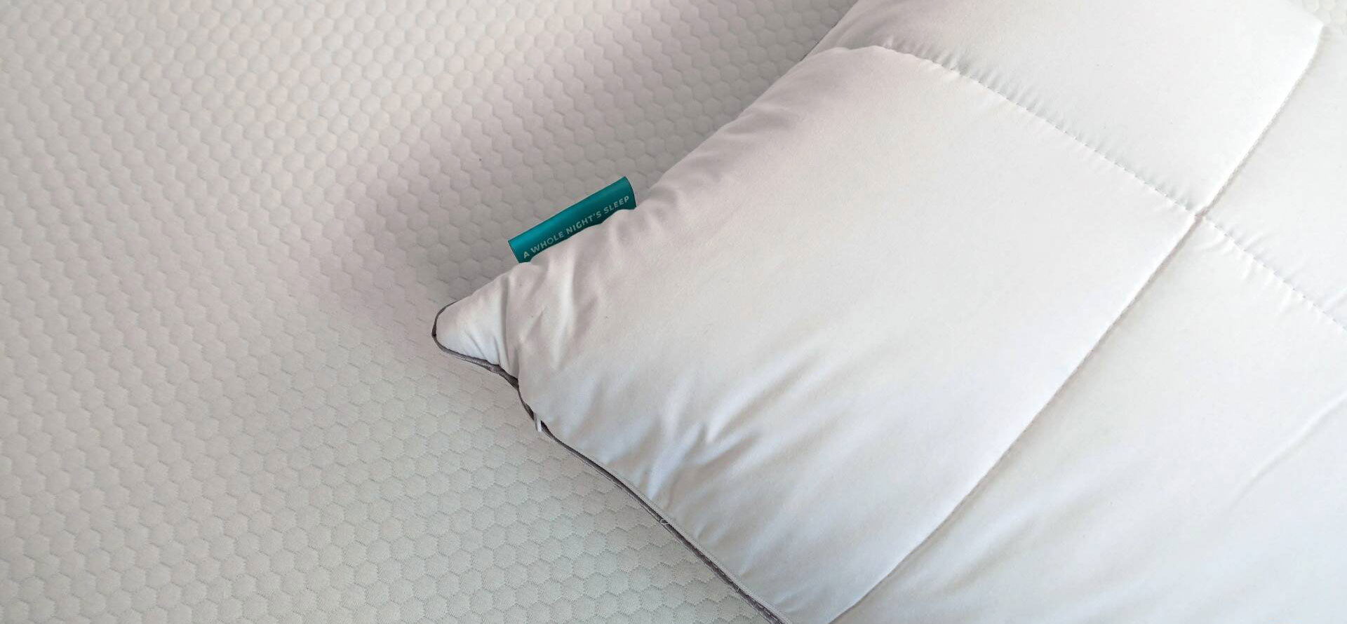 Nectar pillow on mattress.