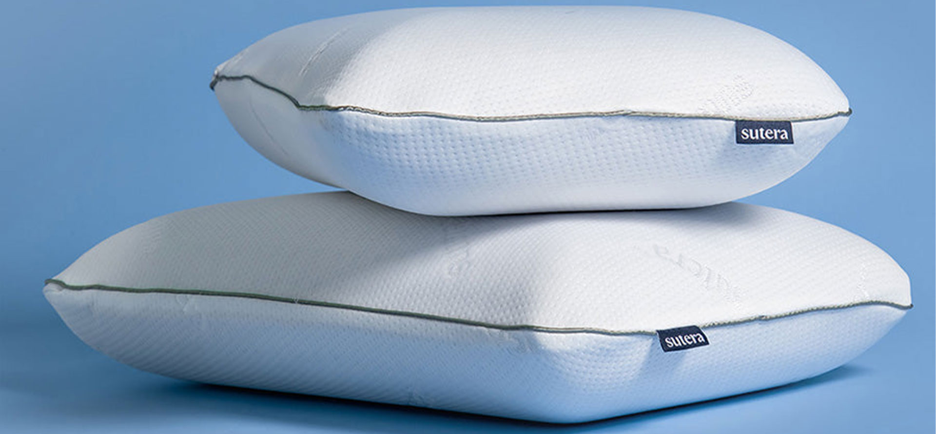 Sutera pillow for sleeping.