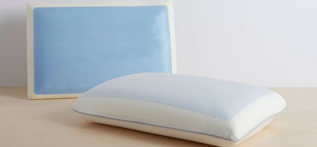 Cooling memory foam pillow.