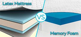 Comparison of Latex Mattress and Memory Foam Mattress.