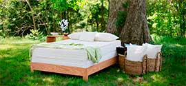 Organic mattress outdoor.