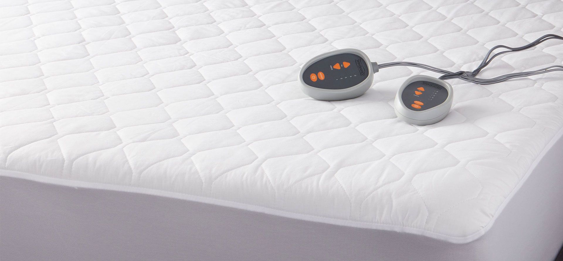 Heated mattress pad temperature controllers.